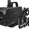 Simple Deluxe 1056GPH 276W Submersible Pump With 15' Cord, Water Pump For Fish Tank, Hydroponics, Aquaponics, Fountains, Ponds, Statuary, Aquariums & Inline 1056 GPH