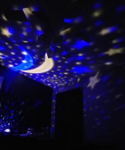 MOKOQI Star Projector, Night Light Lamp Fun Birthday Gifts for 1-4-6-14 Year Old Girls and Boys Kids Bedroom Decor -Blue Blue 38 619V53bBaOL