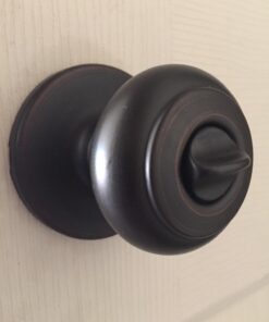 Kwikset Cove Bed/Bath Knob in Venetian Bronze 28 619XEXyuKlL