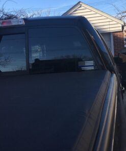 Thin Blue Line Flag Decals - 3x5 in. Black White and Blue American Flag Stickers for Cars, Trucks - in Support of Police and Law Enforcement Officers (2-Pack) 2-pack 41 619Z93Ga5wL