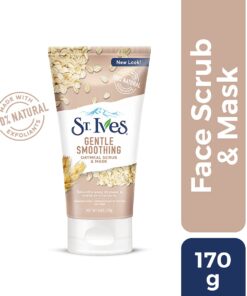 St. Ives Gentle Smoothing Face Scrub and Mask Oatmeal, ONE , 6 oz 6 Ounce (Pack of 1) 27 619ZnIdJIwS