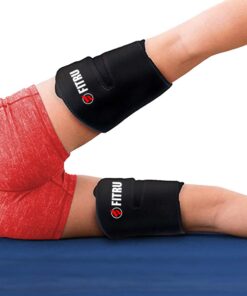 Fitru Premium Thigh Trimmers for Men & Women - Body Wrap Sauna Waist Trainer for Your Legs Pink L: 33" X 9" 17 619ahGj7O7L