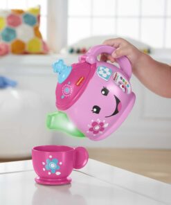 Fisher-Price Laugh & Learn Toddler Learning Toy Sweet Manners Tea Set With Smart Stages For Pretend Play Ages 18+ Months Standard Packaging 21 619bdDczdlL