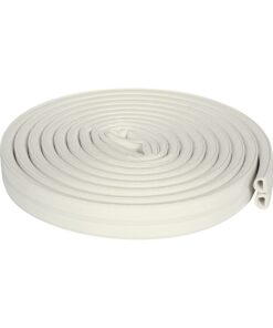 Duck Brand Heavy-Duty Self Adhesive Weatherstrip Seal for Large Gap, 3/8-Inch x 1/4-Inch x 17-Feet, 1 Seal, White (282433) 26 619crOARe3S