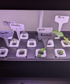 Indoor Garden Hydroponics Growing System, DUESI Upgrade 12 Pods Plant Germination Herb Kit with LED Grow Light, Hydrophonic Planter Grower Harvest Vegetable Lettuce for Hydroponic Gardeners (12 Pods) 50 619dXFlWAbL