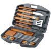 Chefs Basics HW5231 18-Piece Stainless-Steel Barbecue Set with Carrying Case BLOW MOLD CASE 45 619gpE813jL