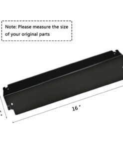 Hisencn Replacement Stainless Steel Pipe Burners, Crossover Tubes, Heat Plates Tent Shield, Igniter Electorde Repair Parts for Charbroil 4 Burner 463268006, 463268007, 463248108, 463260707 Gas Grill 9 619jhDc19L