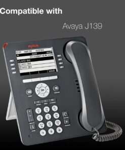 Headset Cable Compatible with Plantronics QD for Select Avaya Phones - J139, J169, J179, 1608,1616, 9610, 9620, 9620L, 9620C, 9630, 9630G, 9640, 9640G, 9650, 9670 (Basic Cable) | Adapter Cable HIS-1 Basic Cable 12 619jrd9bvPL