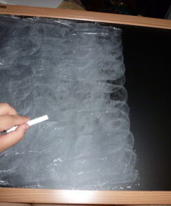 The Board Dudes 17" x 23" Chalk Board with Oak Wood Style Frame 46 619kKm9W4IL