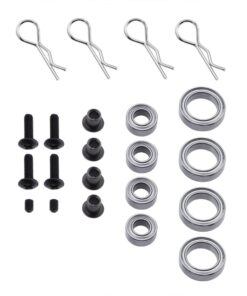 Alternative view of Hobbypark 102010 102011 102012 Aluminum Steering Knuckle Kit Hub Carrier Mount Set Upgrade Parts for RC Redcat Volcano EPX Monster Truck HSP