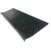 Rubber-Cal "Diamond-Plate Non-Slip Rubber Tread Stair Mats (6 Pack), Black, 9.75" X 29.75" Industrial 10 619lqw7 RAL