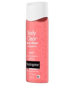 Neutrogena Body Clear Acne Treatment Body Wash with 2% Salicylic Acid Acne Medicine to Prevent Body Breakouts,Pink Grapefruit Shower Gel for Back,Chest & Shoulders,Vitamin C,8.5 fl. oz (Pack of 3) 30 619ntCLkT6L 1