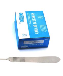 100 Scalpel Blades # 15 with Free Handle 13 619oNtT1umL