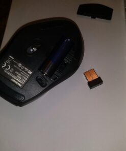 TECKNET Wireless Mouse, 2.4G USB Computer Mouse with 6-Level Adjustable 3200 DPI, 30 Months Battery, Ergonomic Grips, 6 Buttons Portable for PC, Chromebook, Mac - Black 48 619qWc172pL