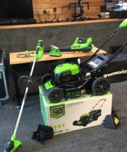 Greenworks 40V Cordless String Trimmer and Leaf Blower Combo Kit, 2.0Ah Battery and Charger Included 12" Trimmer + Blower (2.0Ah) 36 619qXVSQq0L
