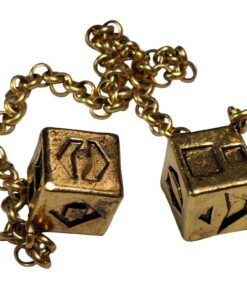 Custom 3d Stuff Antiqued Weathered Metal Han Solo Smuggler's Dice with box 28 619qiWuQYfL