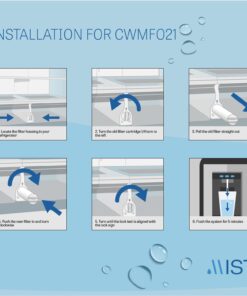 Mist DA29-00020B Water Filter Replacement for Samsung, Refrigerator Water Filter compatible with DA29-00020B-1, Haf-Cin/Exp, RF263BEAESR, RF28HMEDBSR, RF4287HARS, and many more Samsung models(1 pack) 22 619r17qOhPL