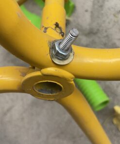 The Big Dig Sandbox Digger Excavator Crane with 360 Degree Rotation with Base Great for Sand, Dirt and Snow, Steel Outdoor Play Toy, Yellow 57 619rJDVISFL