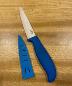 Vos Ceramic Knife Set 4 Pcs Ceramic Knives Set For Kitchen, Ceramic Kitchen Knives With Peeler, Ceramic Paring Knife 3", 4", 6", Inch Multi-Color Red, Blue, Green, Purple Multicolor 34 619rSG6pikL