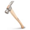 ESTWING Sure Strike California Framing Hammer - 25 oz Straight Rip Claw with Milled Face & Hickory Wood Handle - MRW25LM Magnet 30 619tQJX06zL