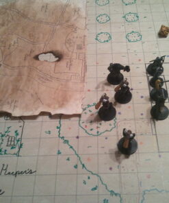 Chessex Role Playing Play Mat: Battlemat Double-Sided Reversible Mat for RPGs and Miniature Figure Games (26 in x 23 1/2 in) Squares/Hexes 57 619v9pDsML