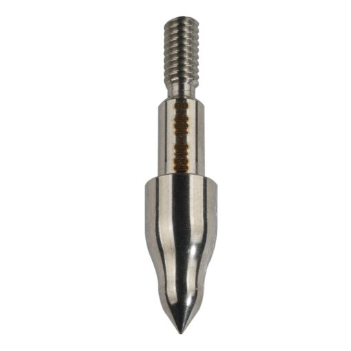 BOWCORE Premium Stainless Steel Archery Target Field Points: Screw in Bullet or Combo Field Point for Multiple Arrow Sizes - 1 Dozen 5/16"-stainless steel-combo shape 125 grains