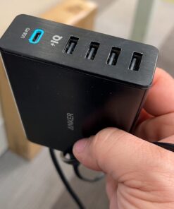 Anker USB C Charger, 543 (65W II), PIQ 3.0 & GaN 4-Port Slim Fast Wall Charger, with Dual USB C Ports (45W Max), for MacBook, Laptops, iPad Pro, iPhone and More 40 619xY4vPotL