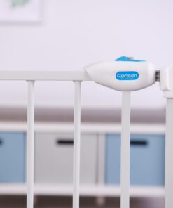 Carlson Extra Wide Walk Through Pet Gate with Small Pet Door, Includes 4-Inch Extension Kit, Pressure Mount Kit and Wall Mount Kit,White 36 619yUTaDJL