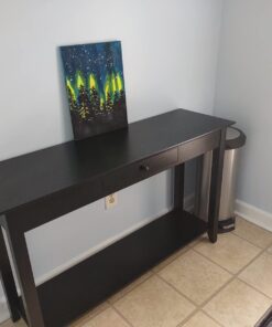 Convenience Concepts American Heritage 1 Drawer Console Table with Shelf, Black 38 619zf2axY3L