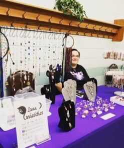 Dazzling Displays Acrylic 8.5 x 11 Slanted Sign Holder with Business Card Holder 1 7 61A 0mjmJML