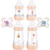 Newborn Essentials "Feed & Soothe" Set (6-Piece), Girl, Light Orange 6 61A DduwUhL