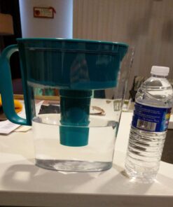 Brita Water Filter Pitcher for Tap and Drinking Water with 1 Standard Filter, Lasts 2 Months, 6-Cup Capacity, BPA Free, Turquoise 5 Cup Water Pitcher 20 61A epIXO0L