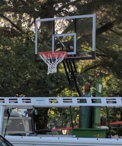 Lifetime 73729 48 in. Shatter Proof Backboard Rim Combo, Orange/White, One Size 25 61A0NERQWgL