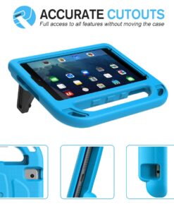 LEDNICEKER Case - Lightweight Shockproof Handle Convertible Stand for iPad Mini 5, Mini 4, Mini 3 and Mini 2 - Blue 24 61A0zlHxXRL