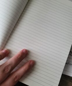 Amazon Basics Classic Notebook, Line Ruled, 240 Pages, Black, Hardcover, 5 x 8.25-Inch 70 61A4fnzmdfL