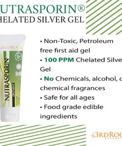 3rd Rock Essentials Nutrasporin Silver Ointment, Toxic-Free, Petroleum-Free, Non-Antibiotic, First Aid, Food Grade Ointment, 1.0oz, Pack of 1 1 Ounce (Pack of 1) Original 16 61A6jnh7rLL