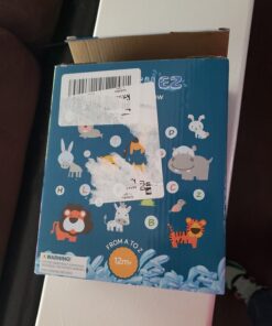 SplashEZ 3-in-1 Splash Pad, Sprinkler for Kids and Baby Pool for Learning – Toddler Sprinkler Pool, 60’’ Outside Water Toys – “from A to Z” Outdoor Play Mat for Babies & Toddlers from A to Z 36 61A9hYfHEUL