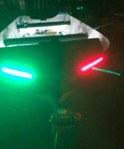 Xprite 12" LED Boat Navigation Lights Red and Green Bow Boat Light Strips for Boats Marine Vessel Pontoon Yacht 14 61AA1ZPhOSL