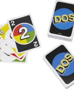 Mattel Games Dos Card Game for Kids, Adults and Game Night in a Portable and Collectible Storage Tin for 2-4 Players 16 61ABwE1sLsL
