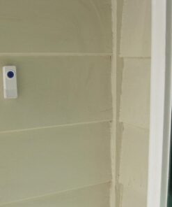 SadoTech Wireless Doorbell for Home - Battery Operated, 1000 Feet, Waterproof Door Bell w/LED Flash, 1 push button + 1 receiver, Waterproof White 49 61AC8UrFklL