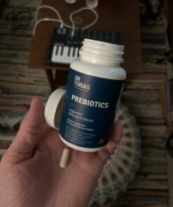 Dr. Tobias Prebiotics, Supports Digestion & Gut Health, Feed Good Probiotic Bacteria, Boost Gut Immune Function, Vegan & Non-GMO Gut Health Supplements for Men and Women, 30 Capsules, 30 Servings 30 Count (Pack of 1) 28 61AEGgix9DL 1