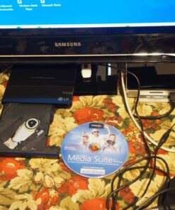 LG GP65NB60 8X USB 2.0 Super Multi Ultra Slim Portable DVD Writer Drive +/-RW External Drive with M-DISC Support - Black 34 61AEJOQ7qKL