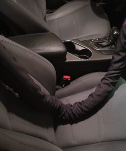 The Noggle, 6ft - Kid's Personal Air Conditioning System, Made in USA, Directs Cool Air to Children in The Backseat - Air Conditioning Vent Hose for Vehicles, Making The Back Seat Cool Again - Black 6 Feet Black Ice 34 61AEgUv0kLL