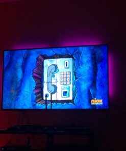 Nexillumi LED Strip Lights 6.56ft TV LED Backlight for 24 Inch-60 Inch TV RGB LED Strip USB Powered, APP Control Sync to Music, Bias Lighting, 5050 RGB for Mirror, PC, Android iOS 66 61AEzmuj6vL