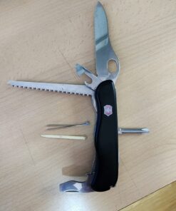 Victorinox Swiss Army One-Hand Trekker Multi-Tool Pocket Knife Black 23 61AGfEeRp5L