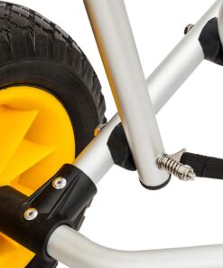 Bonnlo Kayak Cart Canoe Dolly Fishing Kayak Accessories Carrier Foldable Paddle Board Trolley Boat Trailer Transport with NO-Flat Airless Tires Wheels and 2 Ratchet Straps Kickstands- "U"shape 34 61AHyV7XjKL