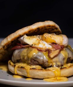 PROFESSIONAL Silicone Egg Ring, Pancake mold Best egg mold for breakfast sandwiches, Omelets and More, Nonstick Mold Ring, Round Red (Pack of 4) and free e-book by ABAM 33 61AJ98U u6L