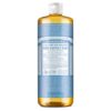 Dr. Bronner's - Pure-Castile Liquid Soap (Baby Unscented, 32 ounce) - Made with Organic Oils, 18-in-1 Uses: Face, Hair, Laundry and Dishes, For Sensitive Skin & Babies, No Added Fragrance, Vegan 32 Fl Oz (Pack of 1) 15 61AK7jTjDUL