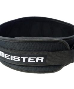 Meister Contoured Neoprene Weight Lifting Belt 6" Back Support Black Small-Medium 5 61ALLU LaXL