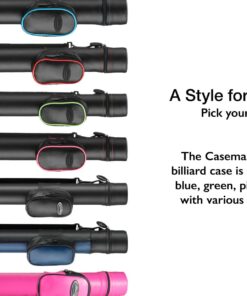 Casemaster Q-Vault Supreme Billiard/Pool Cue Hard Case, Holds 1 Complete 2-Piece Cue (1 Butt/1 Shaft), Black 30 61ANE3yG7AL 1